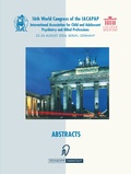 Cover: Books of Abstracts of the 16th World Congress of the International Association for Child and Adolescent Psychiatry and Allied Professions (IACAPAP) - Steinkopff