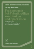 Cover: Preismessung bei Privatkrediten von Banken und Sparkassen - Physica