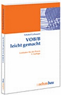 Cover: VOB/B - leicht gemacht - Rehm