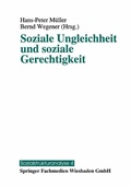 Cover: Soziale Ungleichheit und soziale Gerechtigkeit - VS Verlag f&uuml;r Sozialwissenschaften