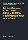 Cover: Sozialwissenschaften und Lehramt - VS Verlag f&uuml;r Sozialwissenschaften