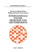 Cover: Internationale Politik. Probleme und Grundbegriffe - VS Verlag f&uuml;r Sozialwissenschaften
