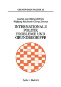 Cover: Internationale Politik. Probleme und Grundbegriffe - VS Verlag f&uuml;r Sozialwissenschaften