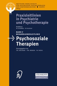 Abbildung von: Behandlungsleitlinie Psychosoziale Therapien - Steinkopff