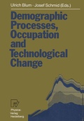 Cover: Demographic Processes, Occupation and Technological Change - Physica