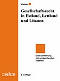 Cover: Gesellschaftsrecht in Estland, Lettland, Litauen - Rehm