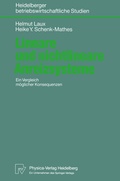 Cover: Lineare und nichtlineare Anreizsysteme - Physica