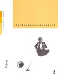 Cover: Performance Research V8 Issu 1 - Routledge