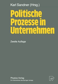 Abbildung von: Politische Prozesse in Unternehmen - Physica