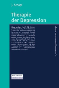 Abbildung von: Therapie der Depression - Steinkopff