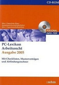 Enlarge image Cover: PC-Lexikon Arbeitsrecht 2005 - Rehm