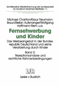 Cover: Fernsehwerbung und Kinder - VS Verlag f&uuml;r Sozialwissenschaften