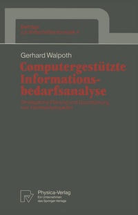 Enlarge image Cover: Computergestützte Informationsbedarfsanalyse - Physica