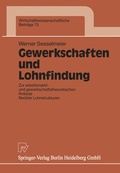 Cover: Gewerkschaften und Lohnfindung - Physica