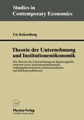 Cover: Theorie der Unternehmung und Institutionen&ouml;konomik - Physica