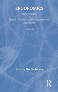 Cover: Ergonomics Mw Vol 4: Manu Cont - Routledge