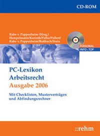 Enlarge image Cover: PC-Lexikon Arbeitsrecht 2006 - Rehm