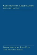 Cover: Adjudication - Routledge