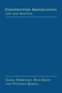 Abbildung von: Adjudication - Routledge