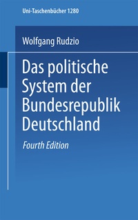 Abbildung von: Das politische System der Bundesrepublik Deutschland - VS Verlag für Sozialwissenschaften
