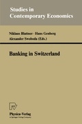 Cover: Banking in Switzerland - Physica