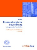 Cover: Brandenburgische Bauordnung mit erg&auml;nzenden Vorschriften - Rehm