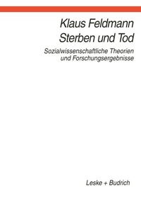 Enlarge image Cover: Sterben und Tod - VS Verlag für Sozialwissenschaften