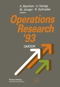Cover: Operations Research '93 - Physica