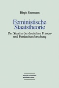 Cover: Feministische Staatstheorie - VS Verlag f&uuml;r Sozialwissenschaften