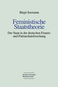 Cover: Feministische Staatstheorie - VS Verlag f&uuml;r Sozialwissenschaften