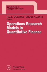 Bild vergrößern Bild: Operations Research Models in Quantitative Finance - Physica