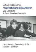 Cover: Wahrnehmung des Anderen - VS Verlag f&uuml;r Sozialwissenschaften