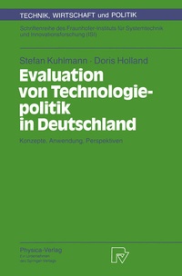 Abbildung von: Evaluation von Technologiepolitik in Deutschland - Physica