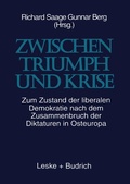 Cover: Zwischen Triumph und Krise - VS Verlag f&uuml;r Sozialwissenschaften