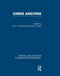 Cover: Chris Argyris - Routledge