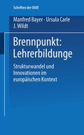 Cover: Brennpunkt: Lehrerbildung - VS Verlag f&uuml;r Sozialwissenschaften