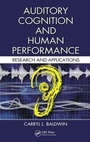 Cover: Auditory Cognition and Human Performance - CRC Press