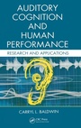 Cover: Auditory Cognition and Human Performance - CRC Press