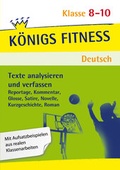 Cover: Texte analysieren und verfassen - Klasse 8-10 - Deutsch - Bange, C