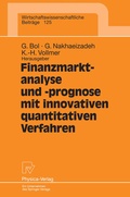 Cover: Finanzmarktanalyse und- prognose mit innovativen quantitativen Verfahren - Physica