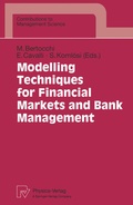Cover: Modelling Techniques for Financial Markets and Bank Management - Physica