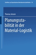 Cover: Planungsstabilit&auml;t in der Material-Logistik - Physica
