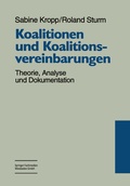 Cover: Koalitionen und Koalitionsvereinbarungen - VS Verlag f&uuml;r Sozialwissenschaften