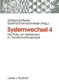 Cover: Systemwechsel 4 - VS Verlag f&uuml;r Sozialwissenschaften