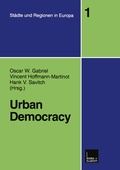 Cover: Urban Democracy - VS Verlag f&uuml;r Sozialwissenschaften