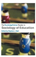 Cover: The RoutledgeFalmer Reader in Sociology of Education - Routledge