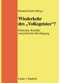 Cover: Wiederkehr des "Volksgeistes"? - VS Verlag f&uuml;r Sozialwissenschaften