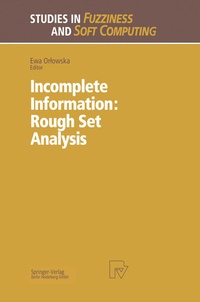 Abbildung von: Incomplete Information: Rough Set Analysis - Physica