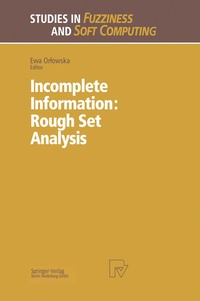 Enlarge image Cover: Incomplete Information: Rough Set Analysis - Physica