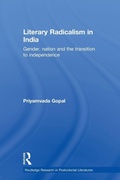 Cover: Literary Radicalism in India - Routledge